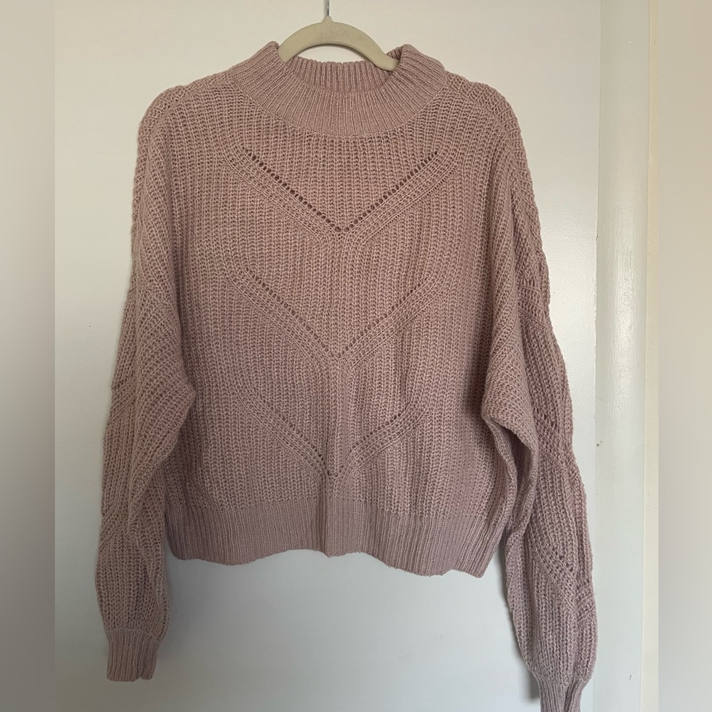 RD Style Mauve Turtleneck Sweater